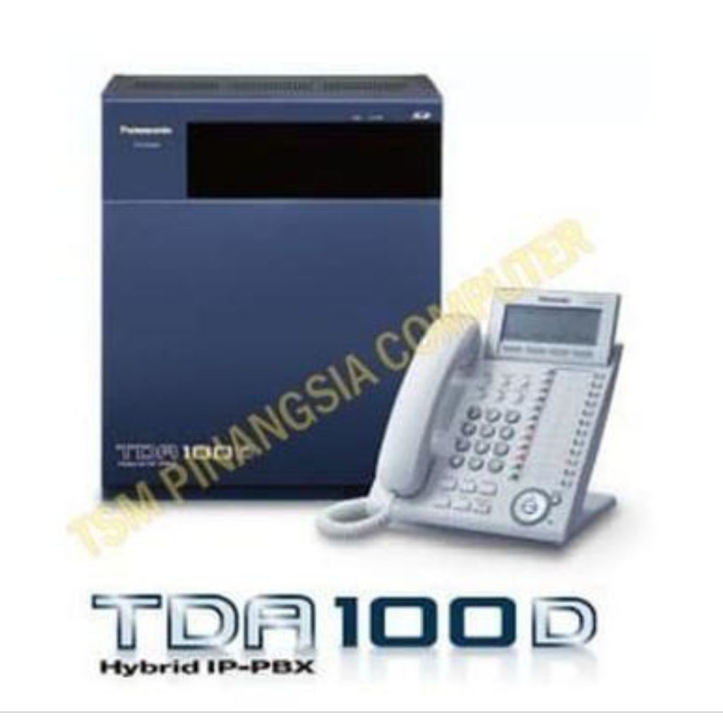 Hybird IP PABX Panasonic KX-TDA100 ( 8 Line 80 Extension ) / Panasonic KX TDA 100