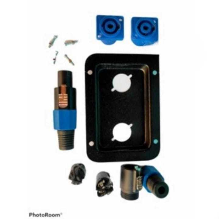 Pangkon Spikon Jack spikon Female Speakon Lengkap 1 set