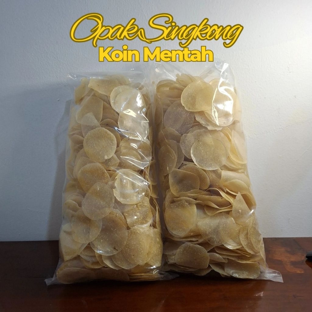 

OPAK SINGKONG KOIN MENTAH KHAS RANDU 1000 GR