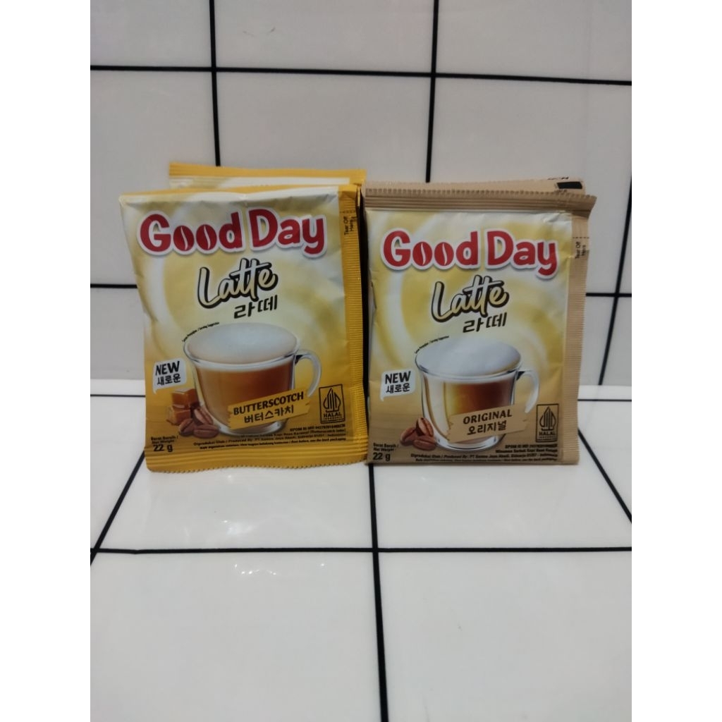 

Good day latte kopi instan isi 5 sachet