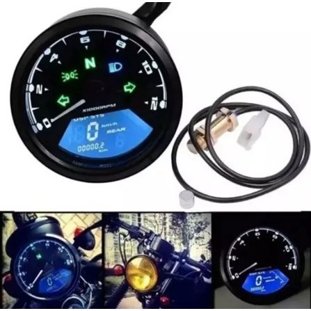 Speedometer babon Digital bulat plus Sensor Spidometer Spido babon Bulat Digital LED Custom Spido ba