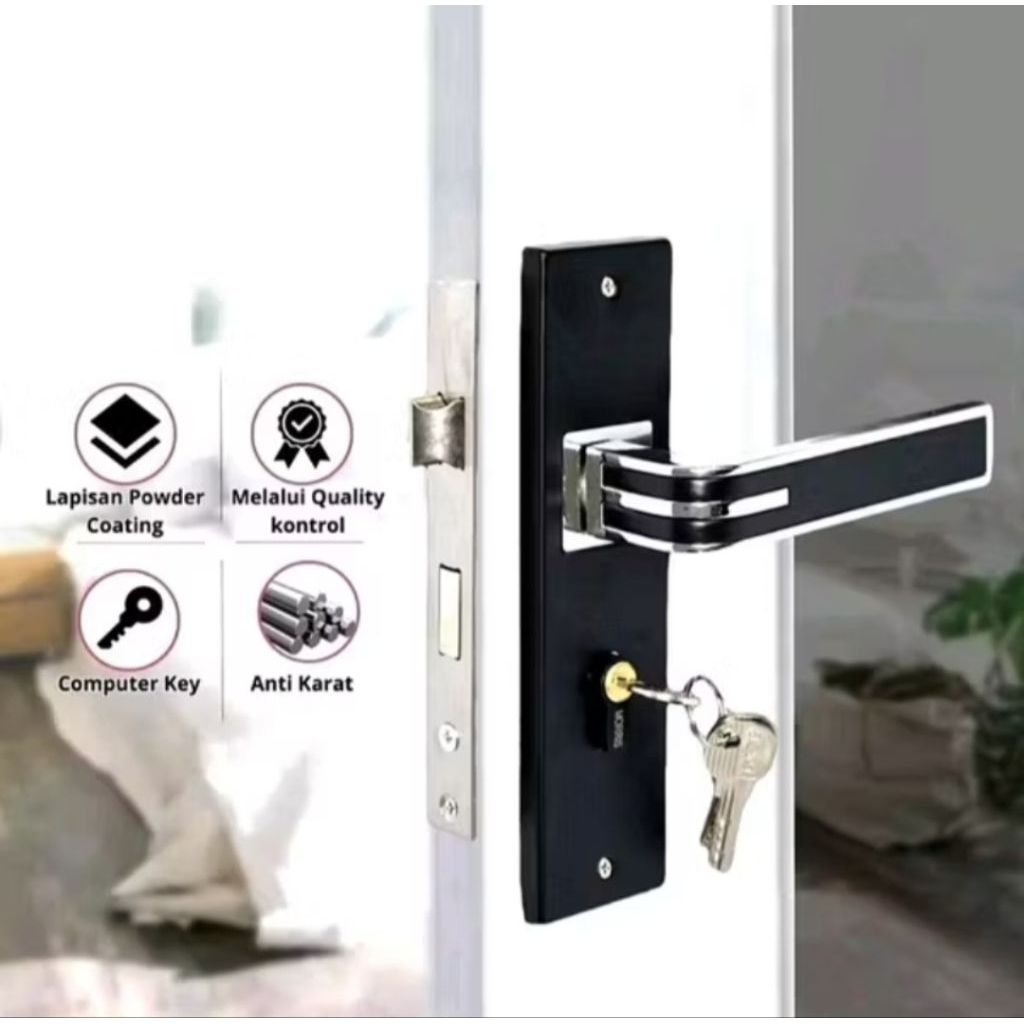 handel set kunci besar/gagang pintu besar