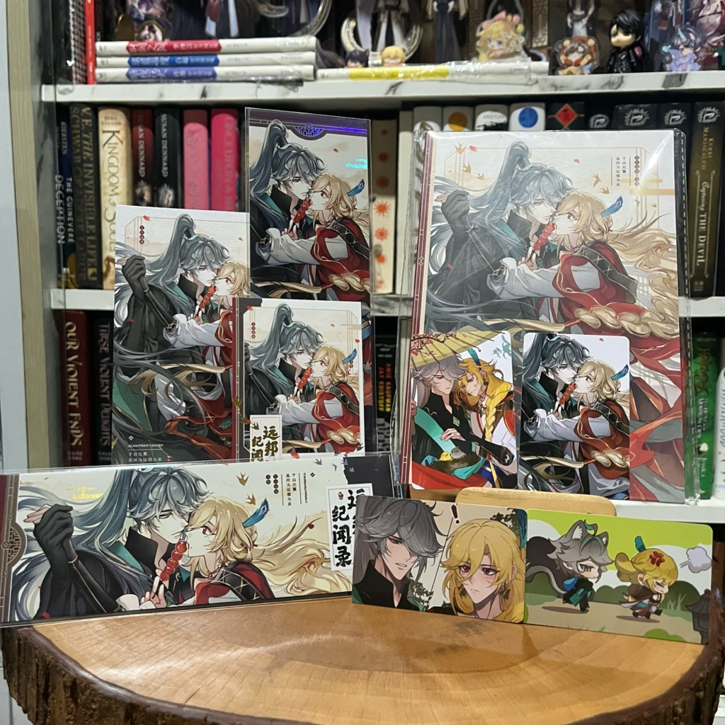 Doujinshi Full Colour A5 Comic Book Alhaitham x Kaveh Haikaveh Polaroid Postcard Tiket Hologram Phot