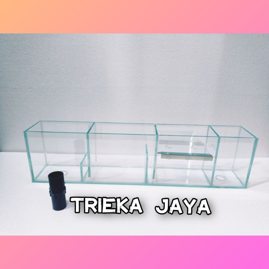 Top filter kaca Aquarium