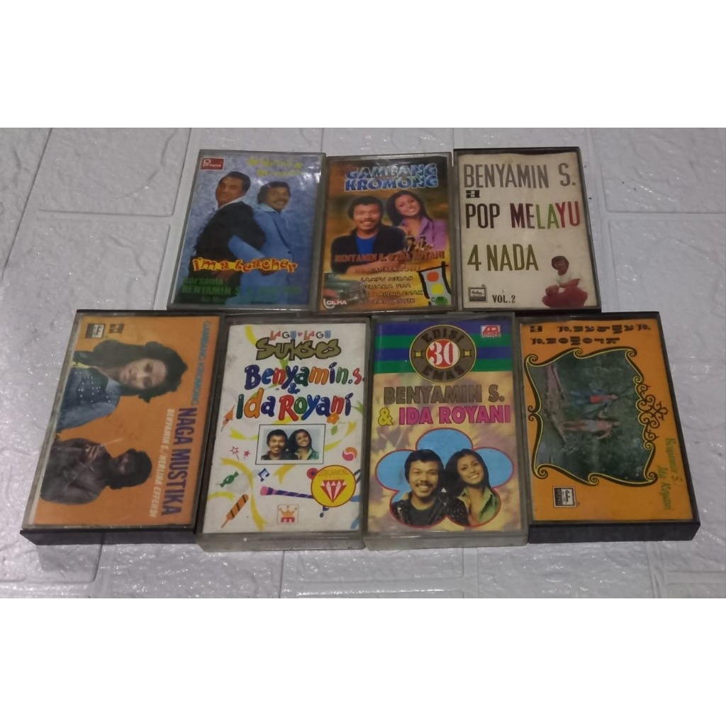 KASET PITA ORIGINAL SEPAKET(7 kaset) BARANG JADUL BARANG ANTIK BARANG UNIK