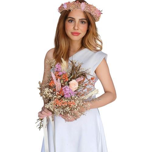 Dilia Dried Wedding Bouquet/ Wedding Bouquet/ Wedding Flowers