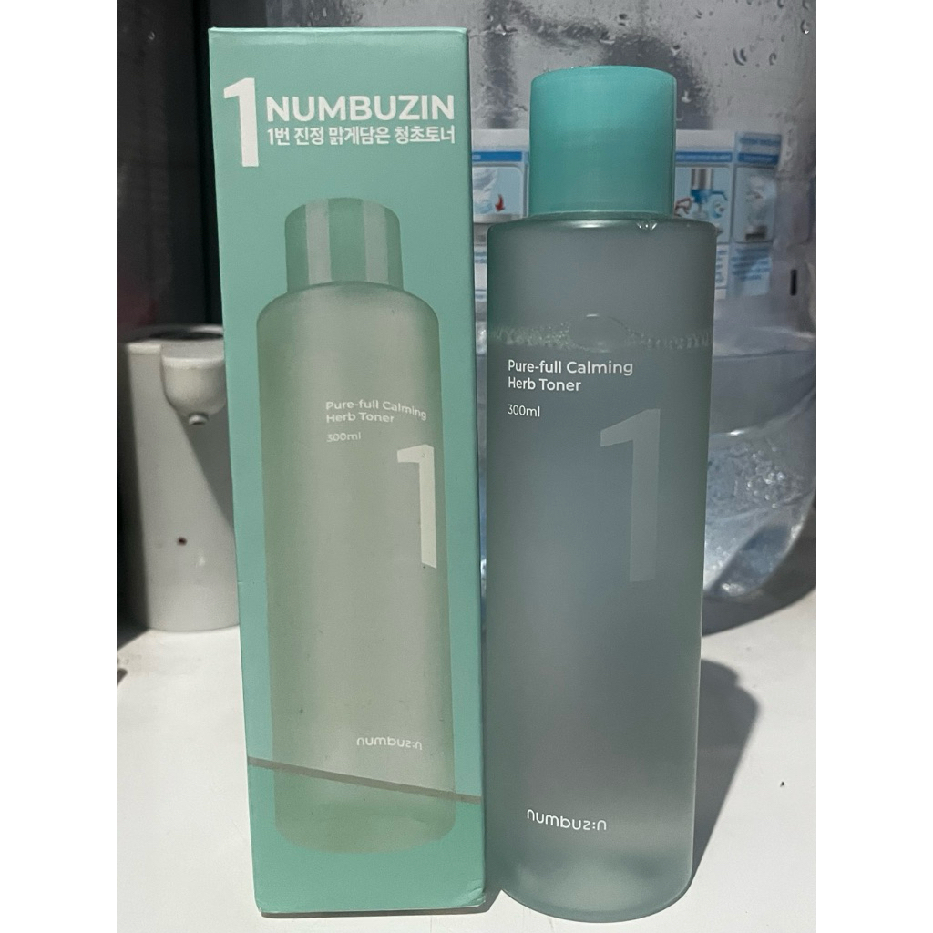 PRELOVED jual toner numbuzin pure full calming herb No. 1 hijau