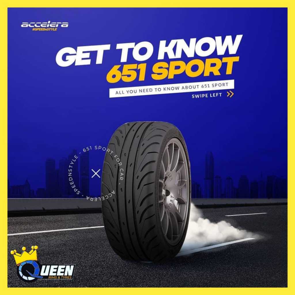 BAN MOBIL - MURAH - ACCELERA - 651 SPORT TW 200 - 195/50 RING 15