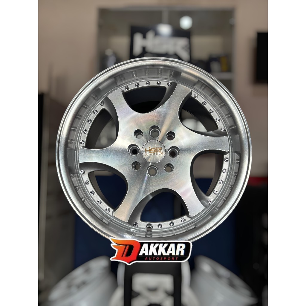 velg mobil celong ring 16 hsr gangnam hole 4x100-114,3 lebar 7.5/8.5