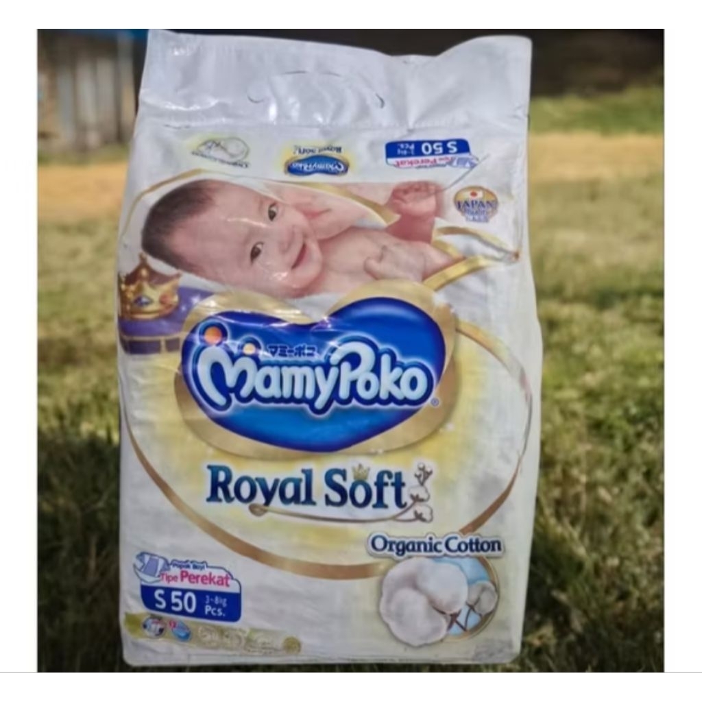 mamy Poko royal soft S isi 50 tipe perekat