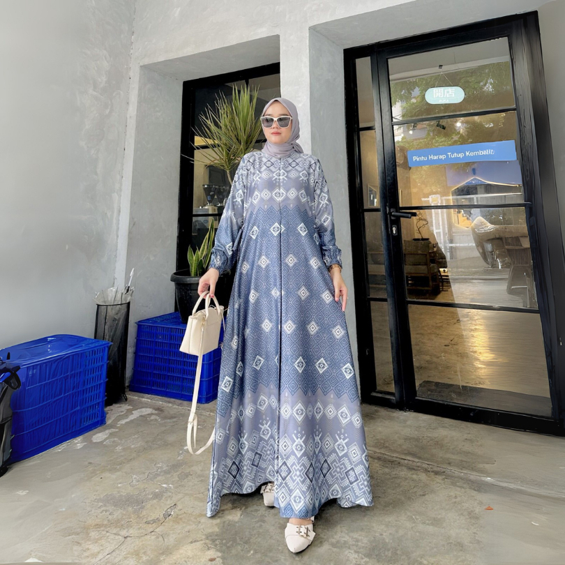 Gamis Syari Muslimah Pesta Kondangan Premium Dres Jumbo Games Dress Syari 2026 Remaja Import Games B