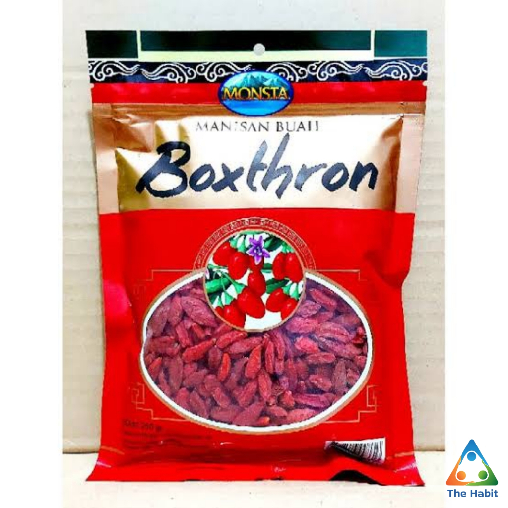 

(The Habit) MONSTA GOJIBERRY PREMIUM 250gr | BOXTHRON | GOJI BERRY | KICI | KI CI | KI ZHI | BUAH | FRUIT