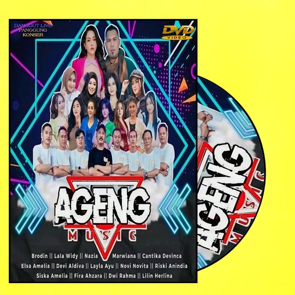 KASET DVD DANGDUT KOPLO TERBARU - AGENG MUSIC TERBARU 2025 - KASET VIDI0 MUSIK LAGU DANGDUT KOPLO TE