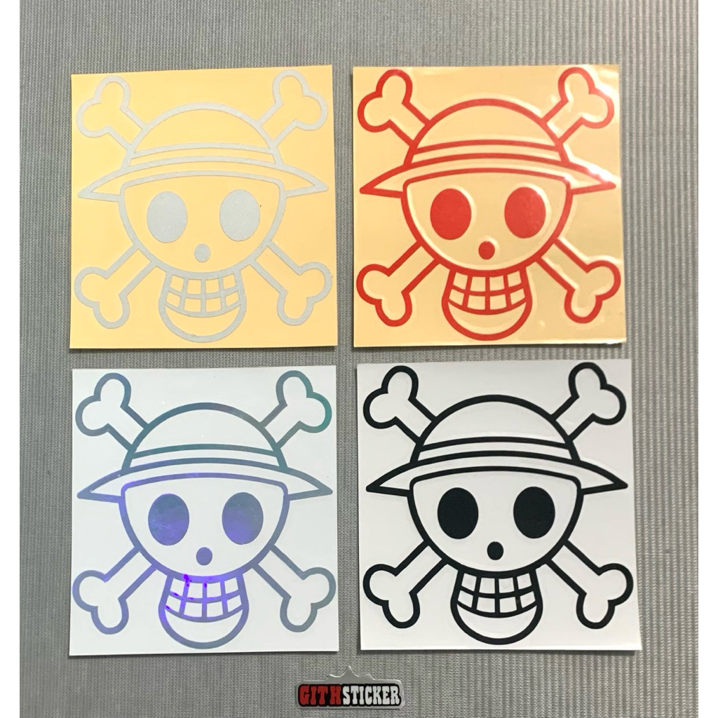 stiker ONE PIECE Sticker Cutting One Piece asesoris motor, mobil