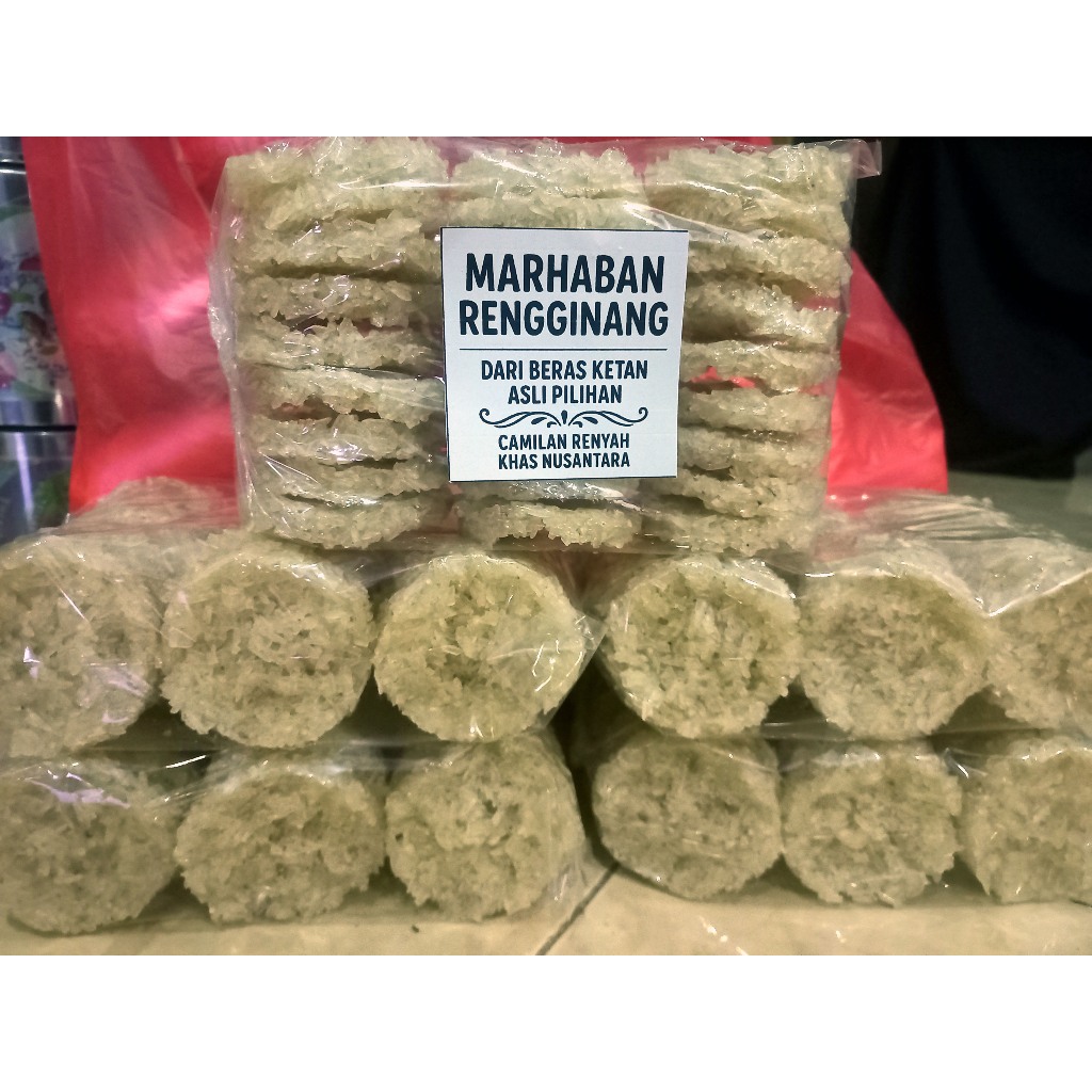 

Rengginang Mentah Besar Uk.6-7cm Rasa Bawang Marhaban Asli Malang