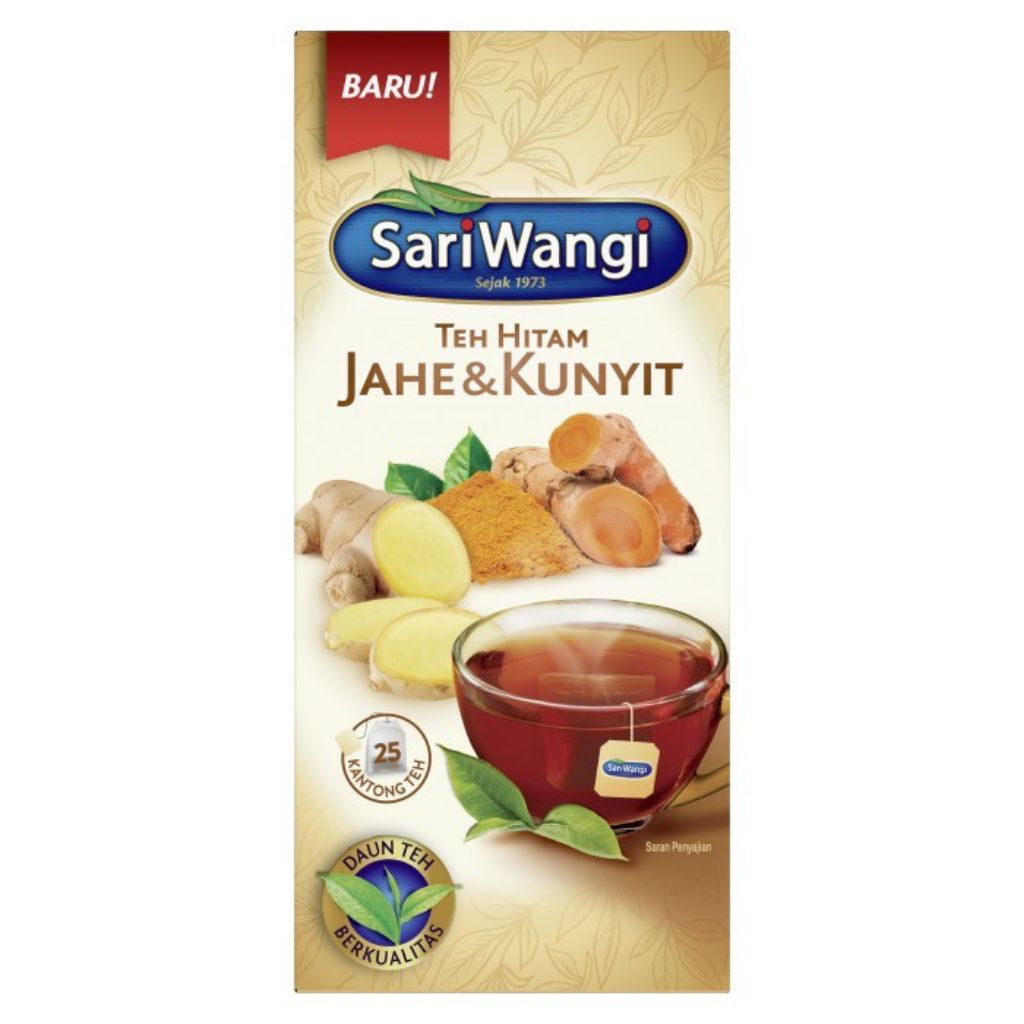 

Sariwangi Teh Hitam Jahe & Kunyit 25 Teh Celup