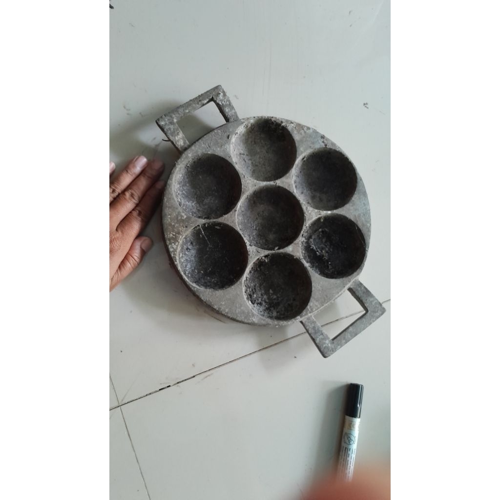 cetakan kue apem bekas jadul