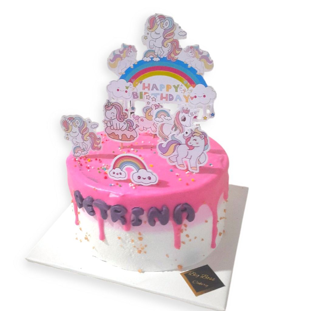 

BIGBOSSCAKERY UNICORN/PONY CREAM TOPPER CAKE