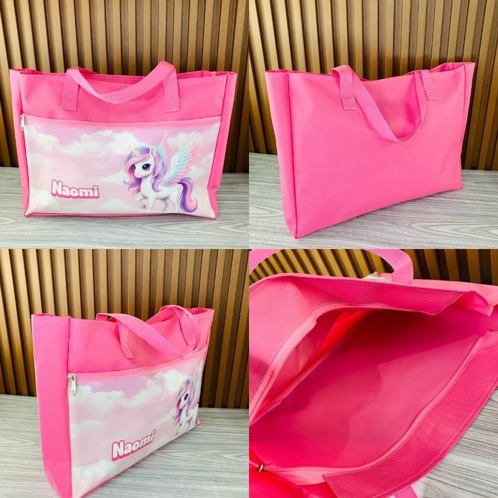 FOLDER BAG TOTE CUSTOM Tas Les Bimble Anak Sekolah HAMPERS GOODIE BAG SOIVENIR ULTAH