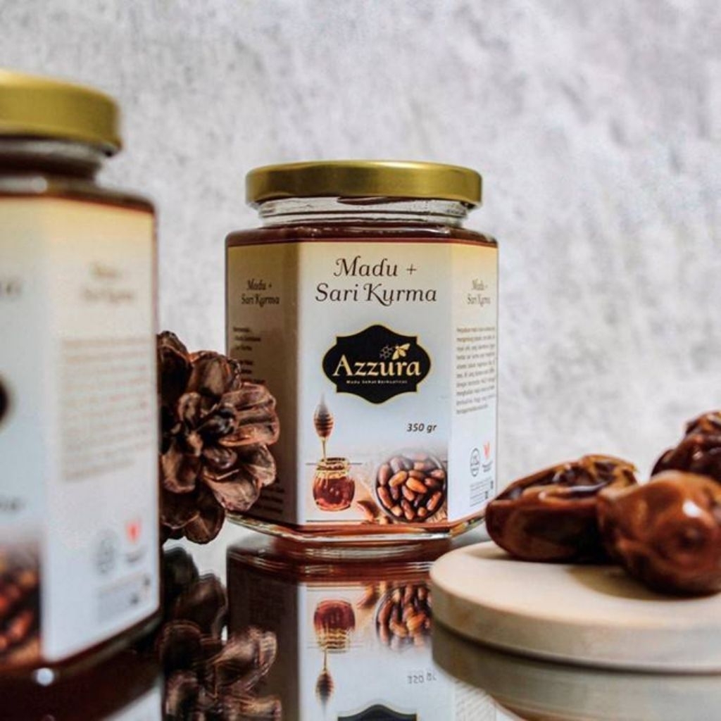 

Azzura Madu + Sari Kurma | Madu Kurma Murni Kaya Manfaat untuk Kesehatan & Energi | 350gr