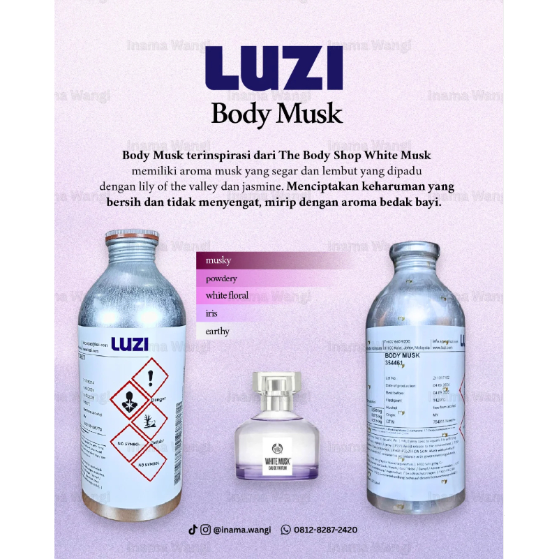 Body Musk BY LUZI  ( 500 ML, 250 ML, 100)