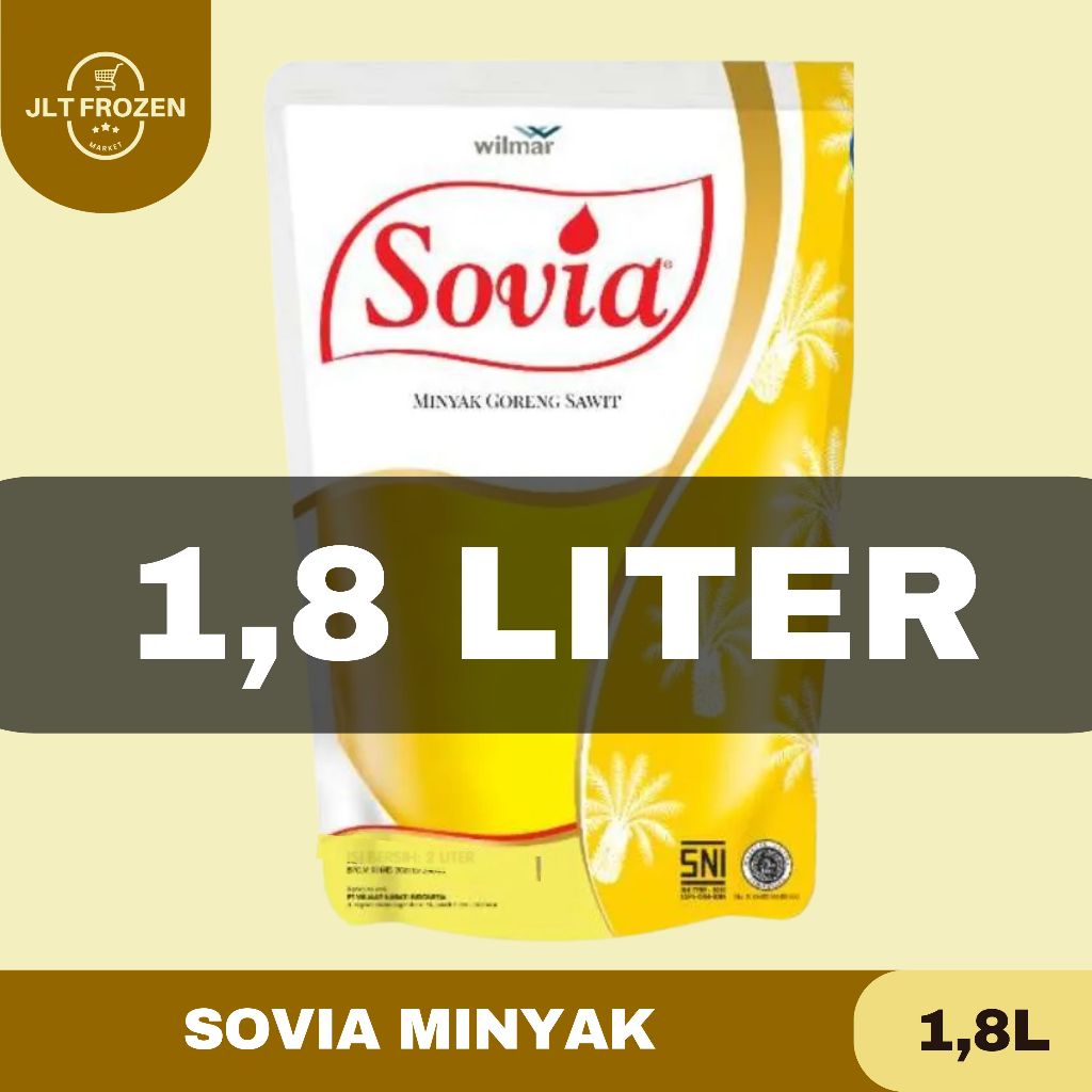

Sovia Minyak Goreng Sawit / Kemasan Pouch / Minyak Sawit / Minyak Goreng 1.8 Liter