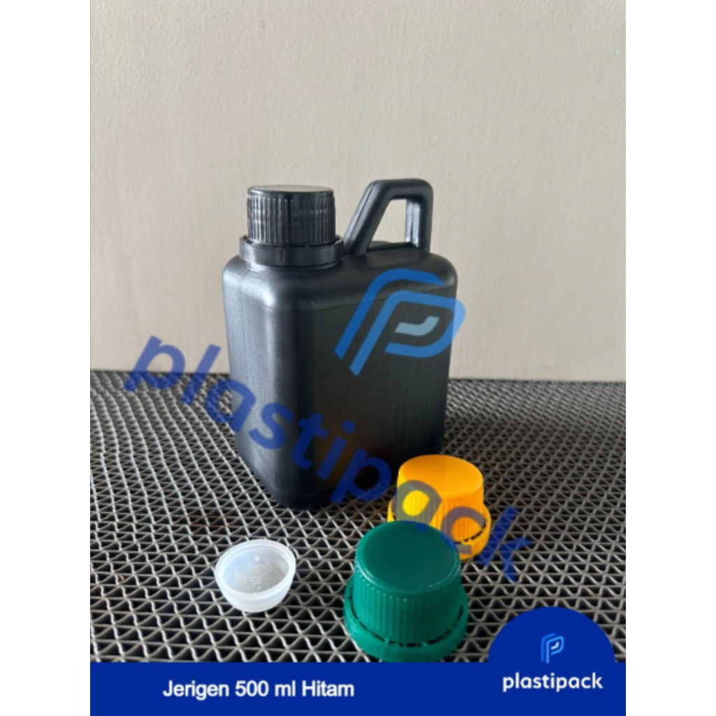 Jerigen 500ml HDPE - HITAM -