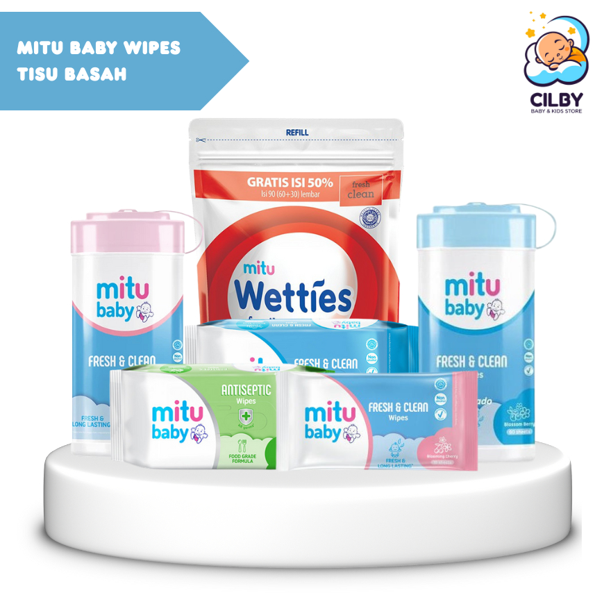 Mitu Baby Wipes - Tisu Basah Mitu Baby