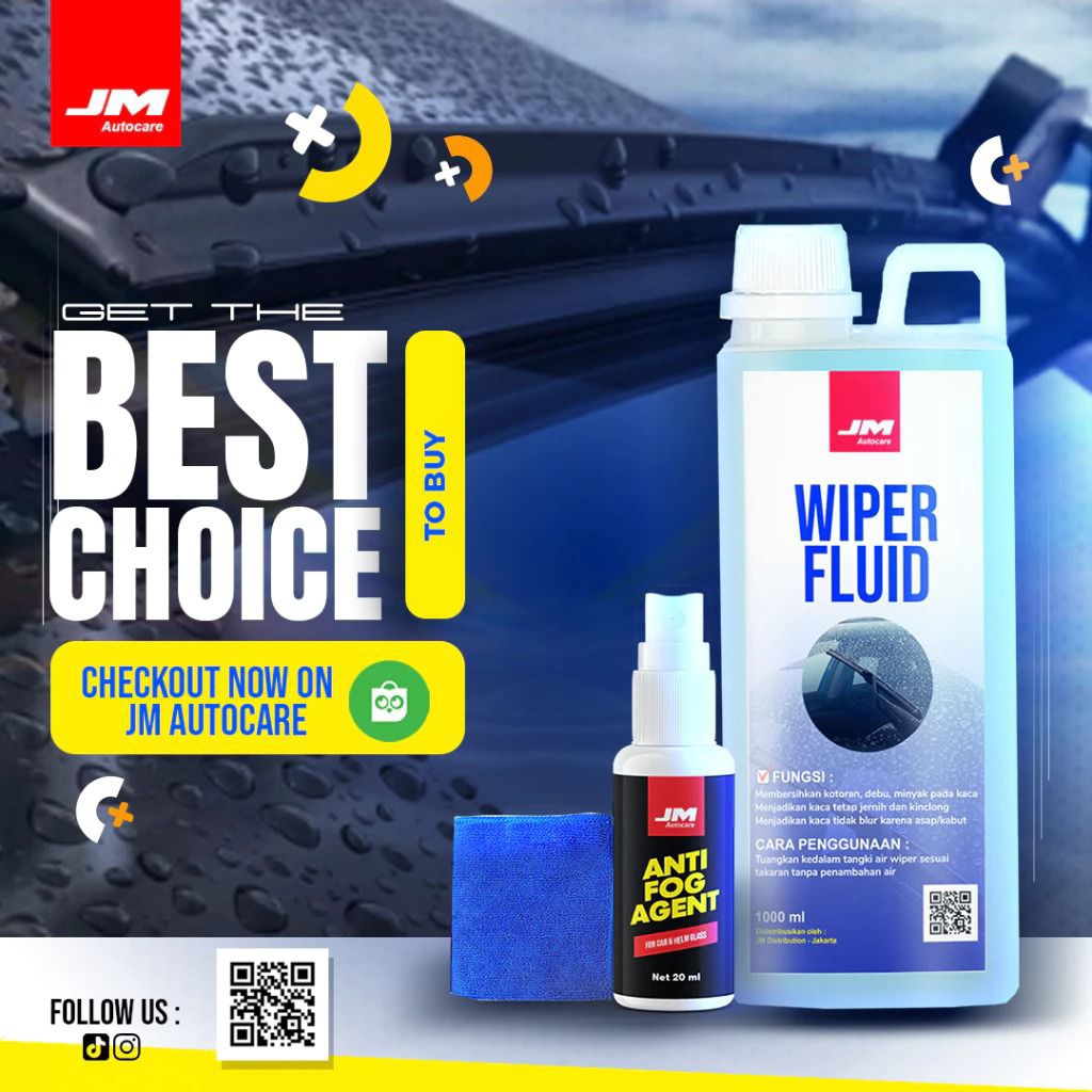 AIR WIPER 1 LITER ANTI JAMUR KACA ANTI KABUT EFEK DAUN TALAS