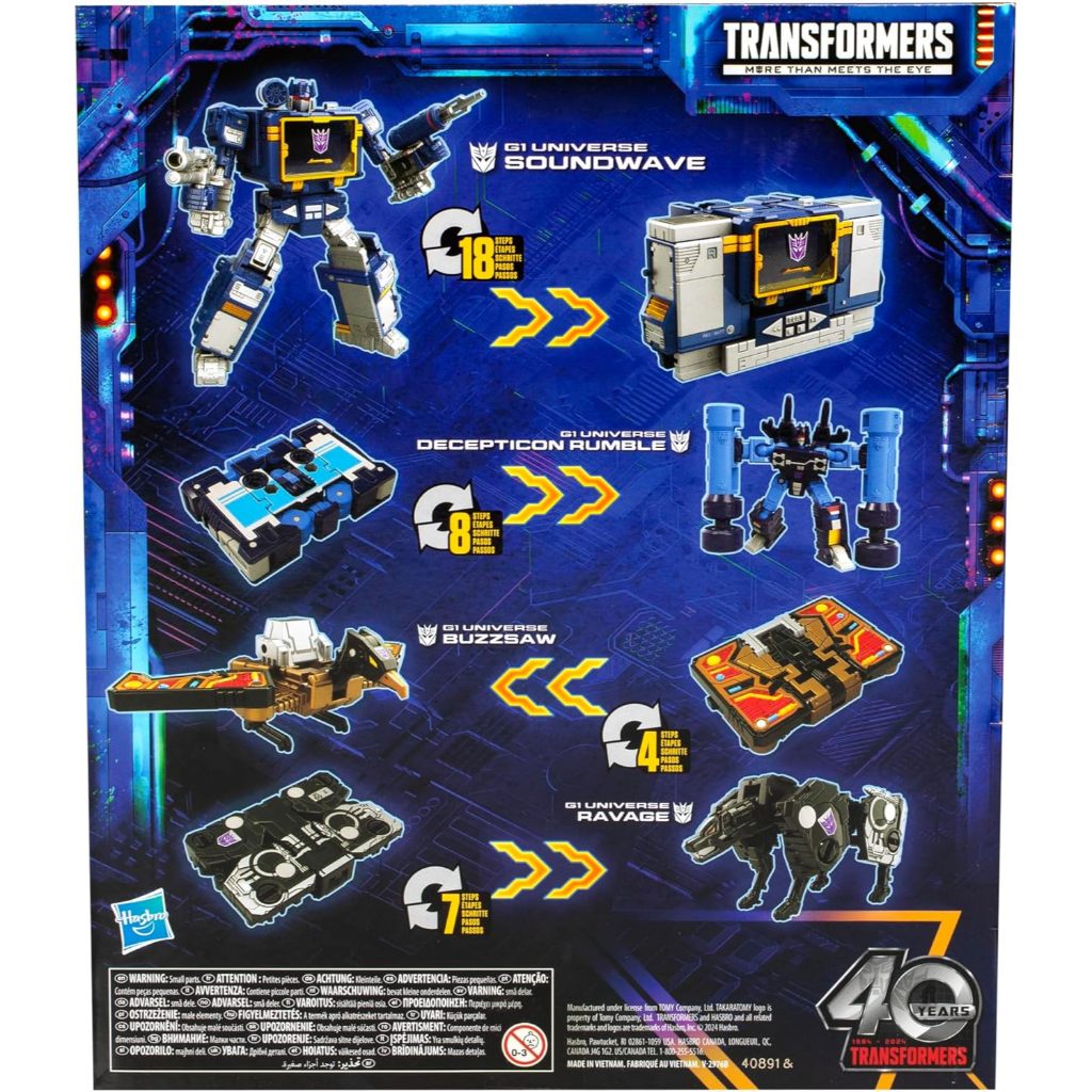BERKUALITAS TRANSFORMERS LEGACY UNITED VOYAGER CLASS G1 UNIVERSE SOUNDWAVE KODE 1006