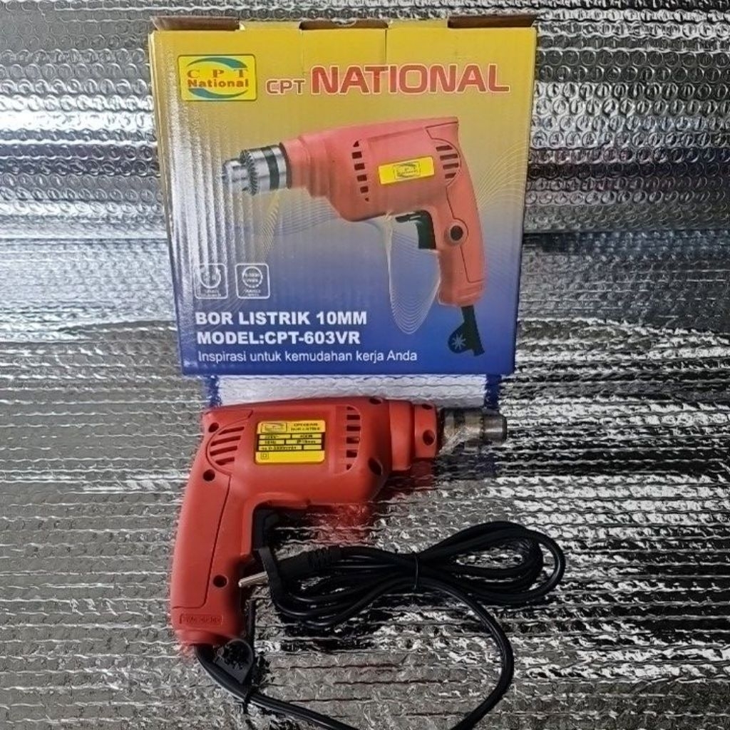 MESIN BOR 10MM CPT NATIONAL (CPT-603VR) 2arah