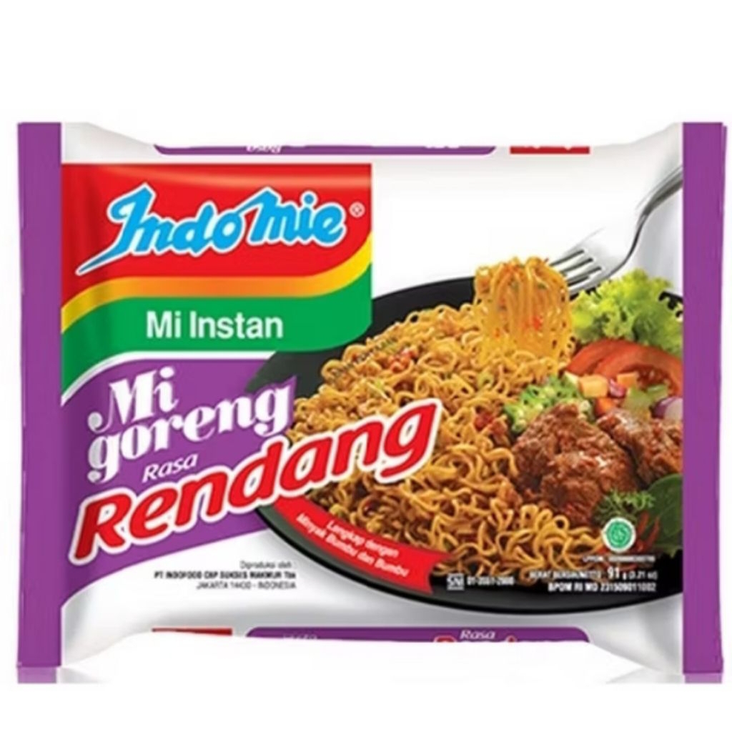 

indomie goreng rendang 1 dus 40 pcs