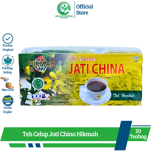 

Teh Celup Jati China Hikmah Isi 20 Teabag I Teh Pelangsing Alami I Teh Diet Penurun Berat Badan