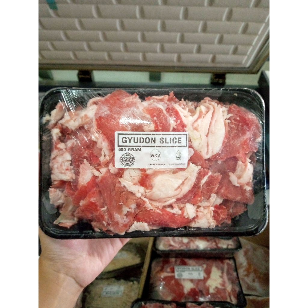 

SLICE GYUDON KEMASAN 500GR NON MARINASI