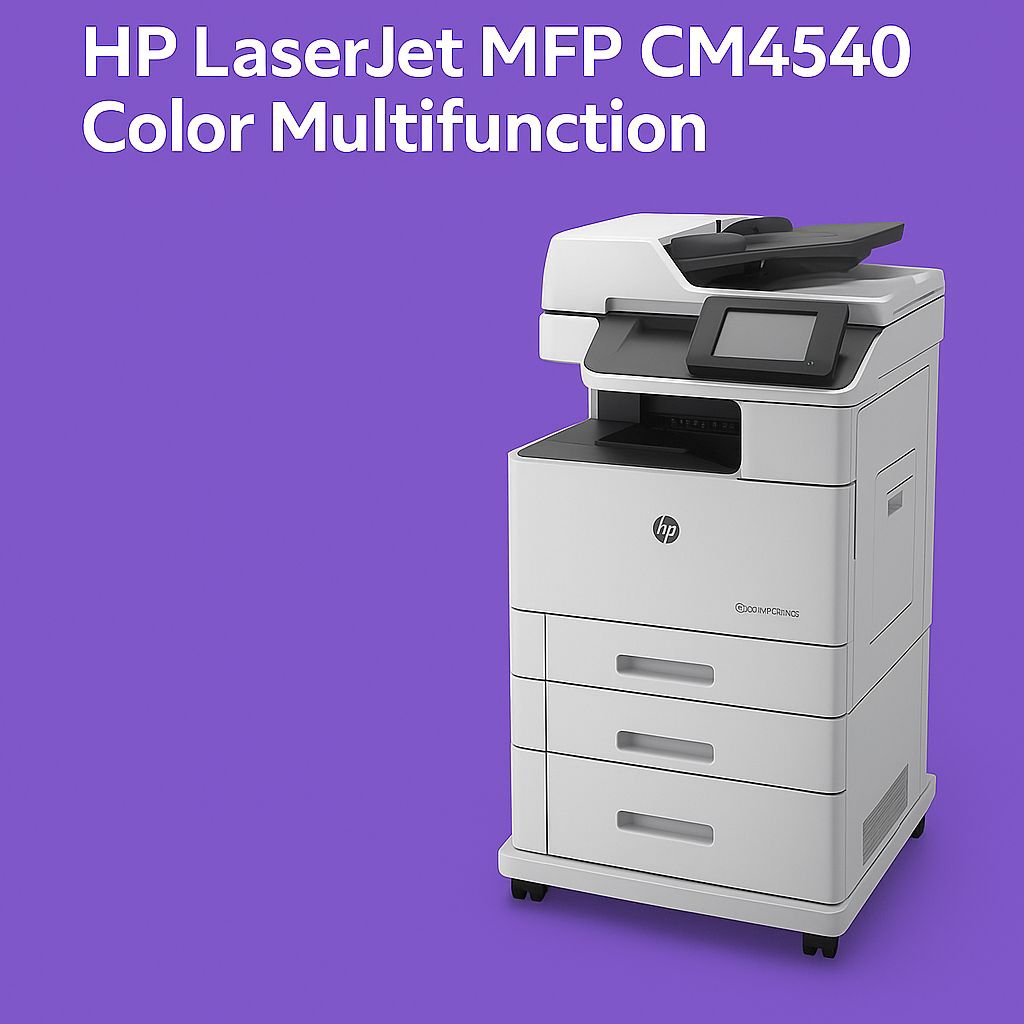 Printer hp LaserJet mfp cm4540 printer color multifungsi