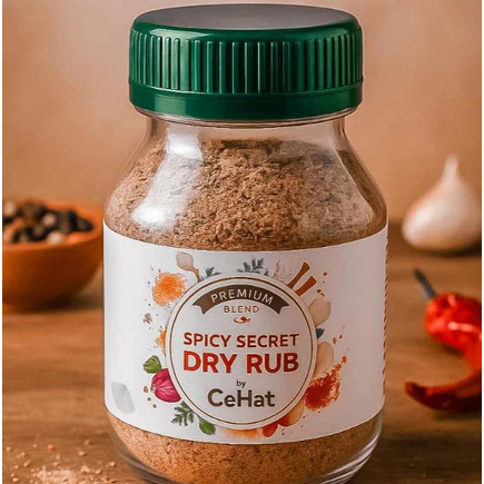 

Dry Rub Bumbu Marinasi Rendah Kalori Daging Ayam Dada Ikan Non MSG 60g