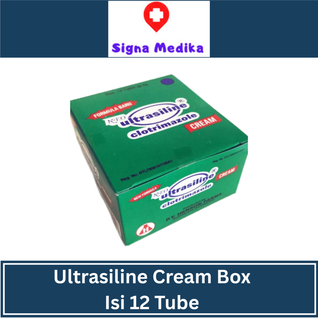 Ultrasiline Cream Box Isi 12 Tube - Salep jamur
