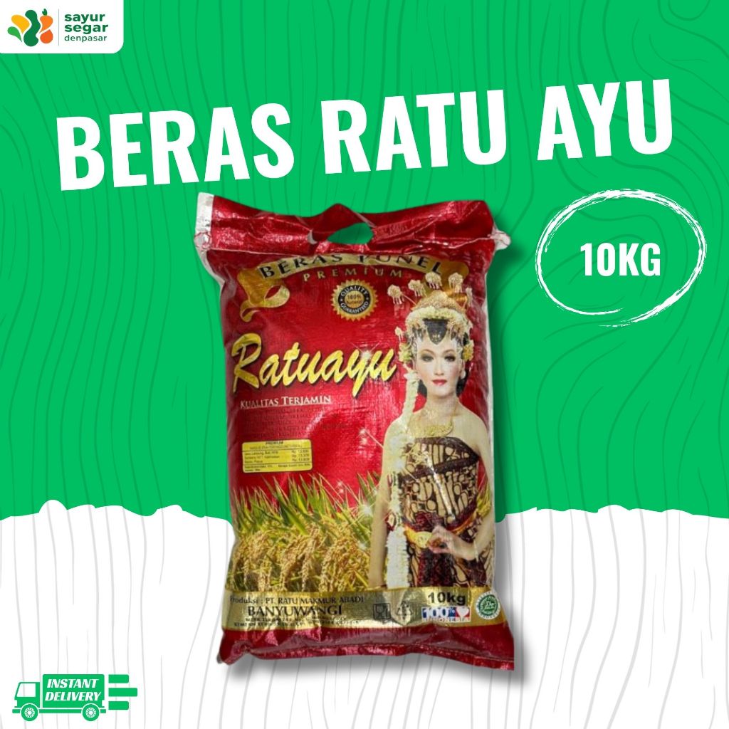 

Beras Ratu Ayu 10 kg - Sayur Segar Denpasar