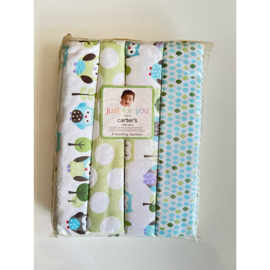 sale defect bedong flanel carter’s bayi isi 4