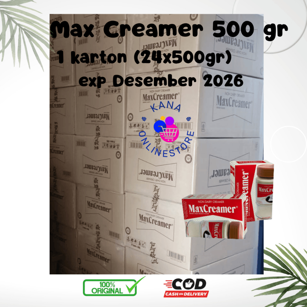 

[DUS] Max Creamer (500 gr x 24 pak) - 1 karton -----DUSSAN----