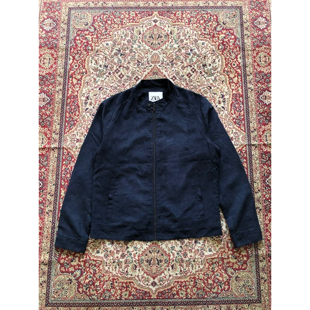 Zara faux suede bikers jacket Zara man casual jacket F892