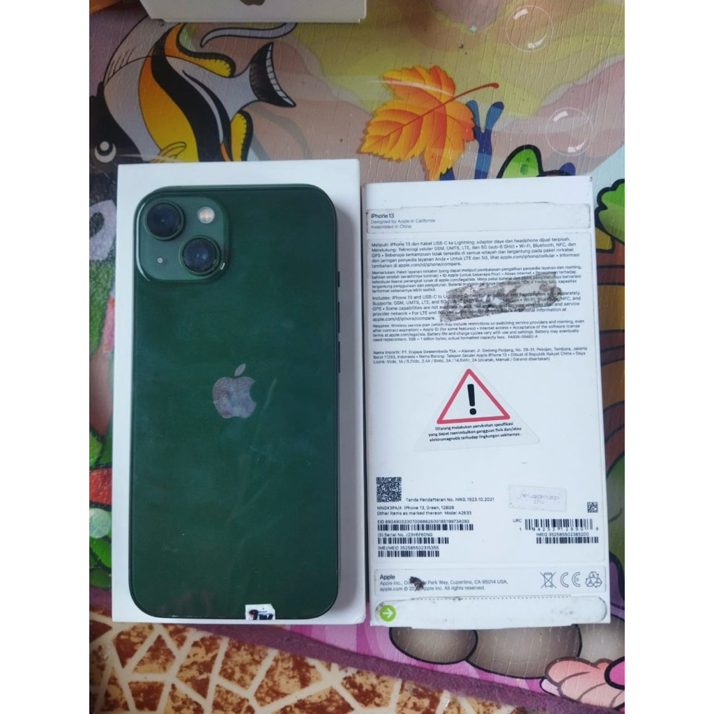 ip 13 128gb 256gb 512gb second ibox mulus all operator