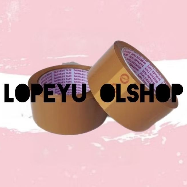 

Lakban coklat 100yard isi 8