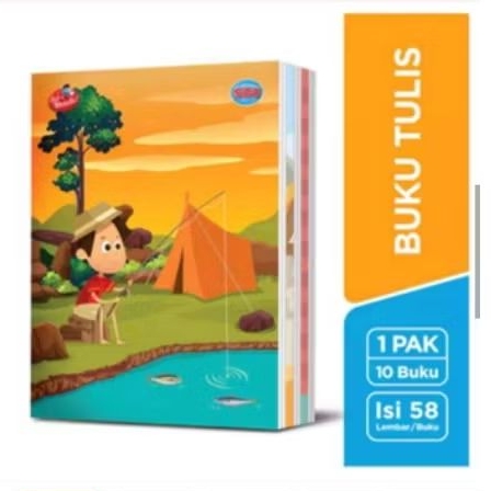 

BUKU TULIS SIDU 1 PACK 58 LEMBAR ISI 10 BUKU | BUKU TULIS BERGARIS | BUKU SEKOLAH