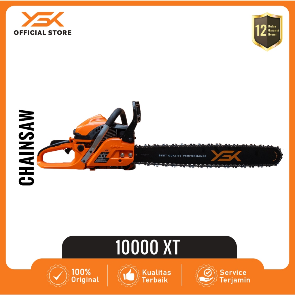 Mesin Gergaji | Chainsaw Yasuka YSK 10000 XT - 24"  LT | CHAINSAW YASUKA