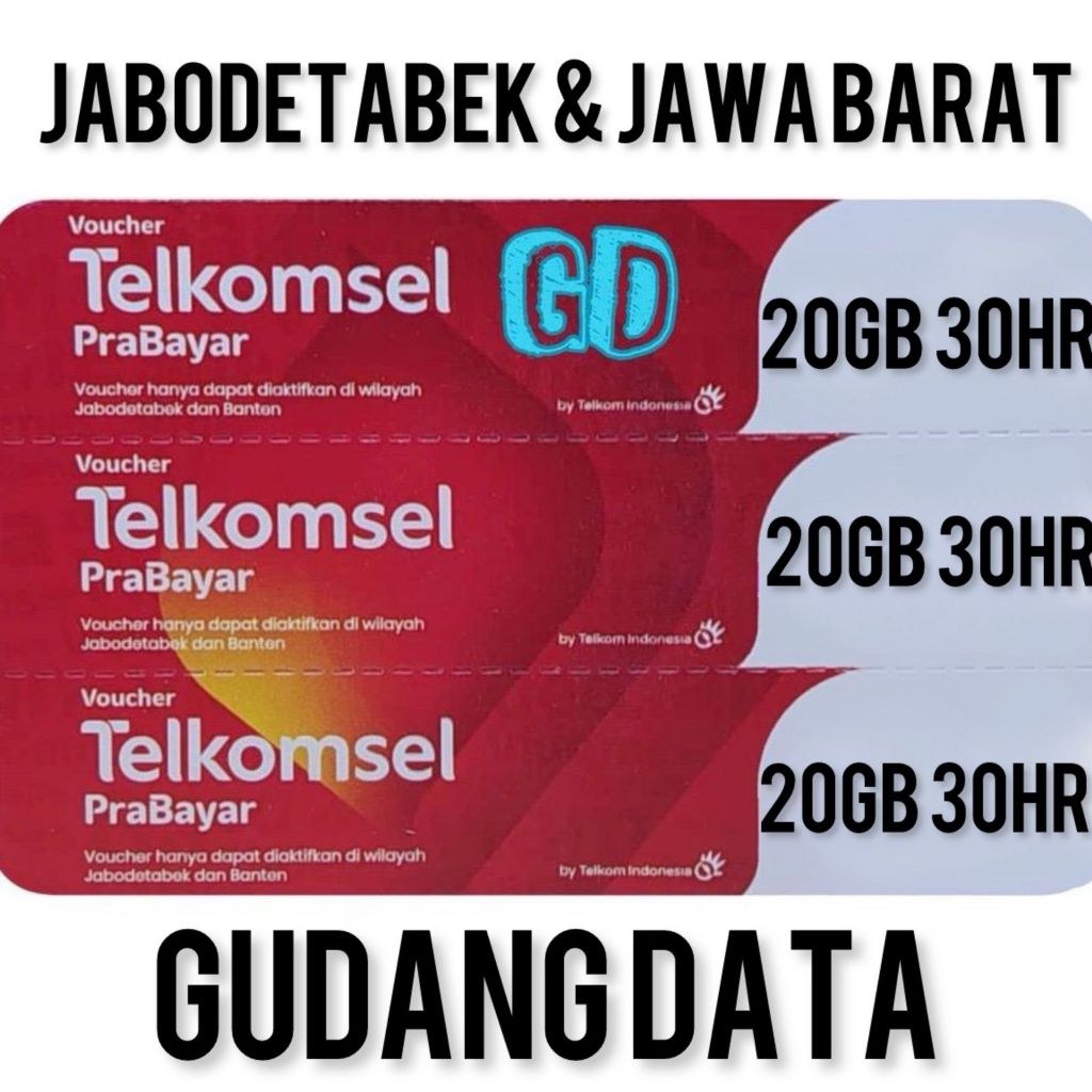 Voucher Telkomsel 18GB (20GB)