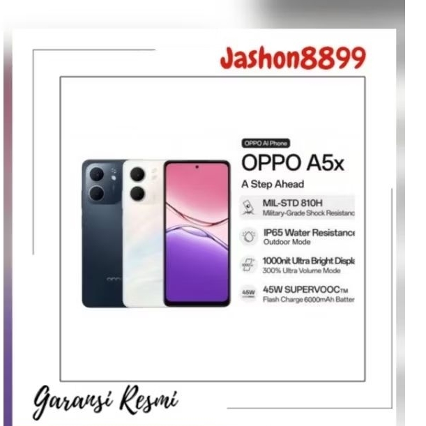 OPPO A5X RAM 6+6/128 GARANSI RESMI OPPO