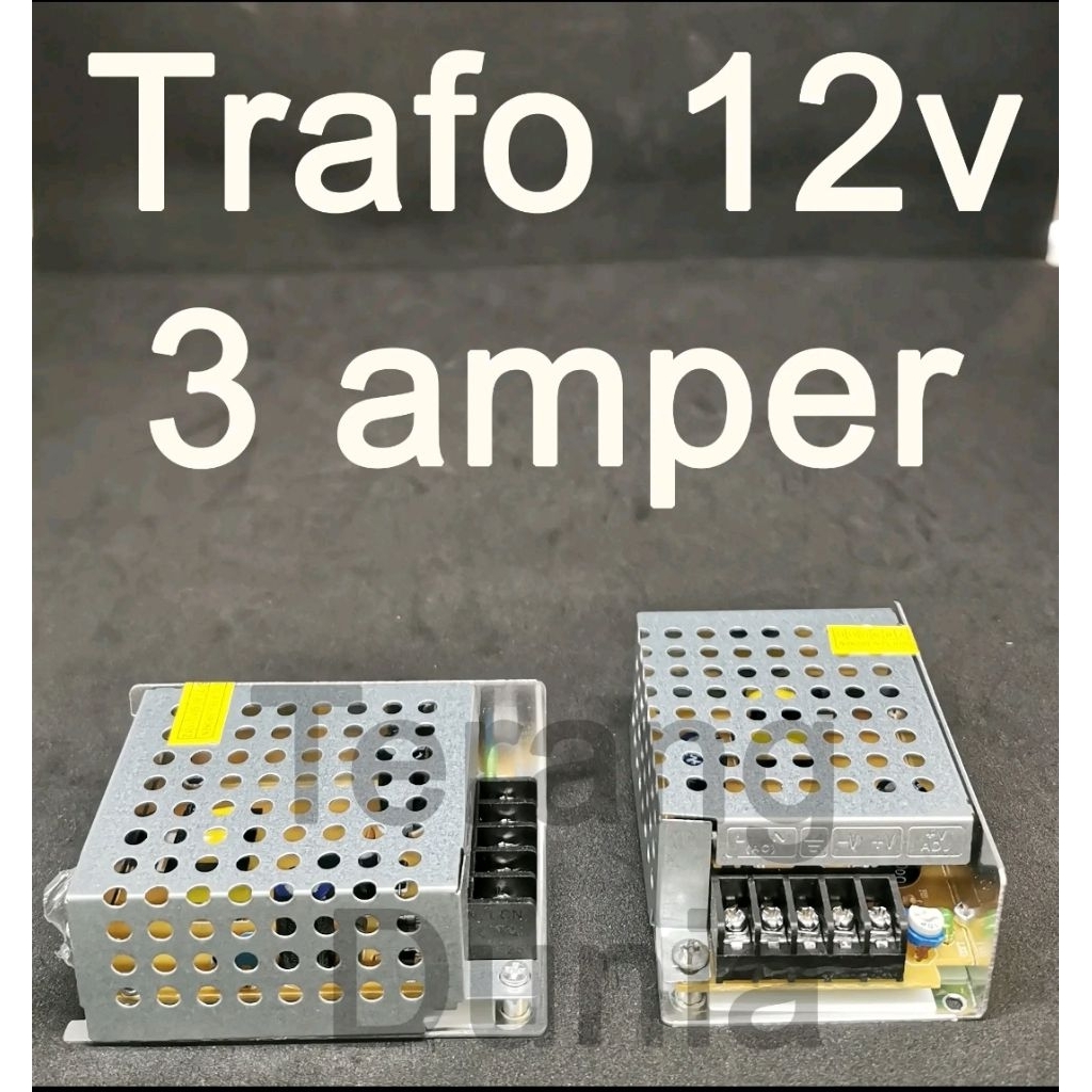 Trafo 12v 3amper Trafo ledstrip 12v 3a Trafo 3a 12v Balas 3a 12v Adaptor 3a 36w Dc 12v Adaptor Ledst