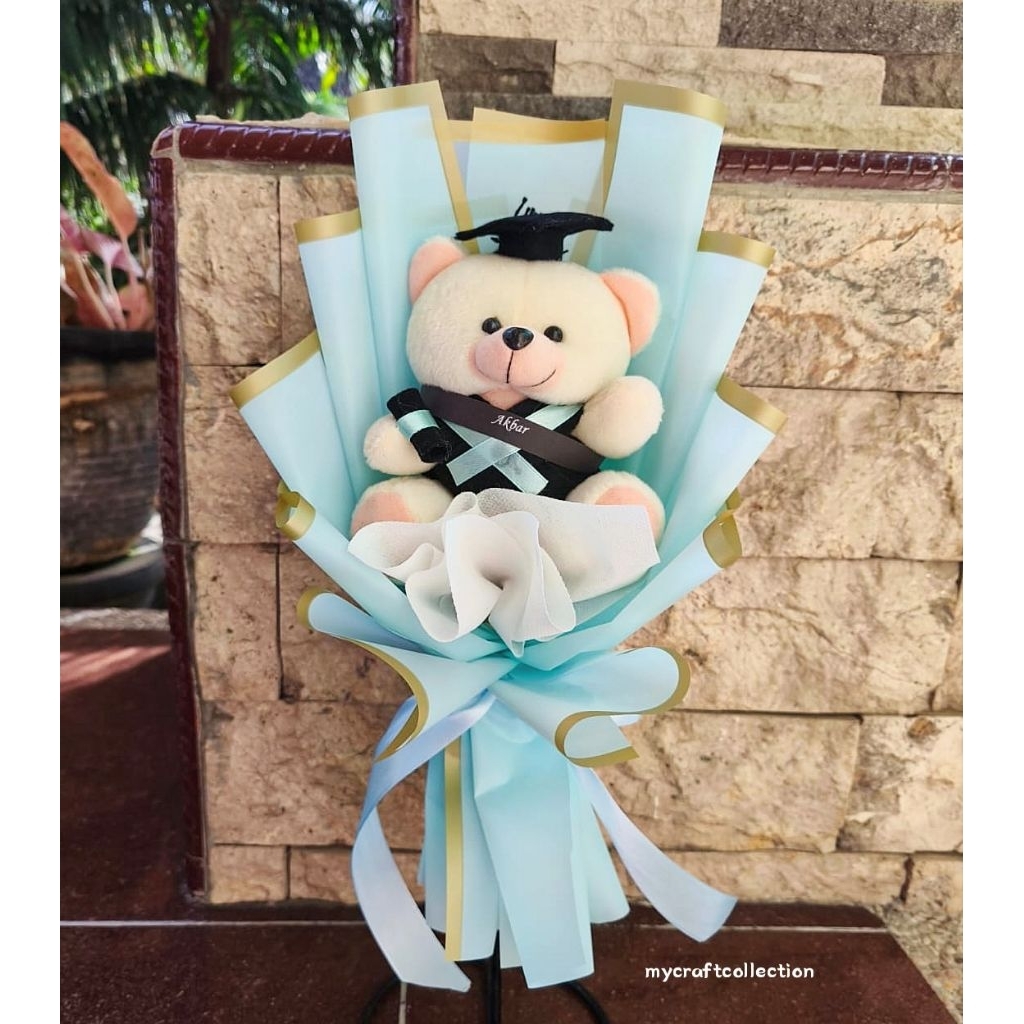 Buket boneka wisuda hadiah wisuda kado wisuda cewek cowok bucket