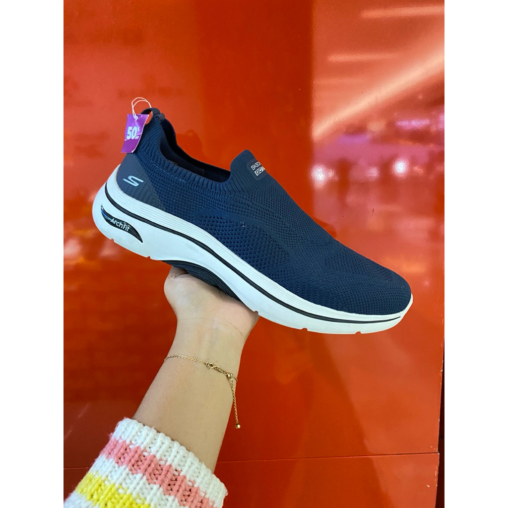 BIG SALE Skechers Slip on Arch fit Go walk stretch fit men 216517